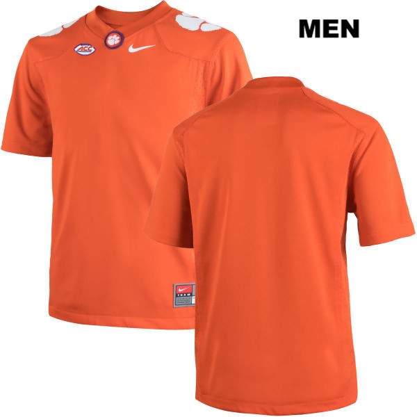 Men's Clemson Tigers Blank Stitched Orange Authentic Nike NCAA College Football Jersey FGI4446AJ